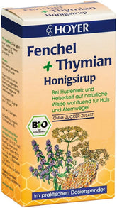 Verkauf Honigsirup mit Fenchel und Thymian BIO 250 g - HOYER - Biolaboratorium